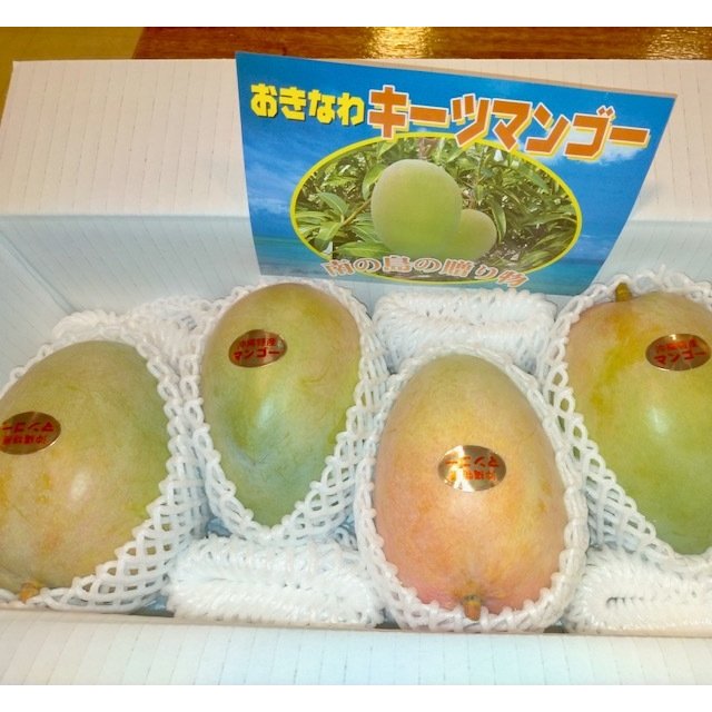 キーツマンゴー4玉（ご家庭用、常温発送）　果物